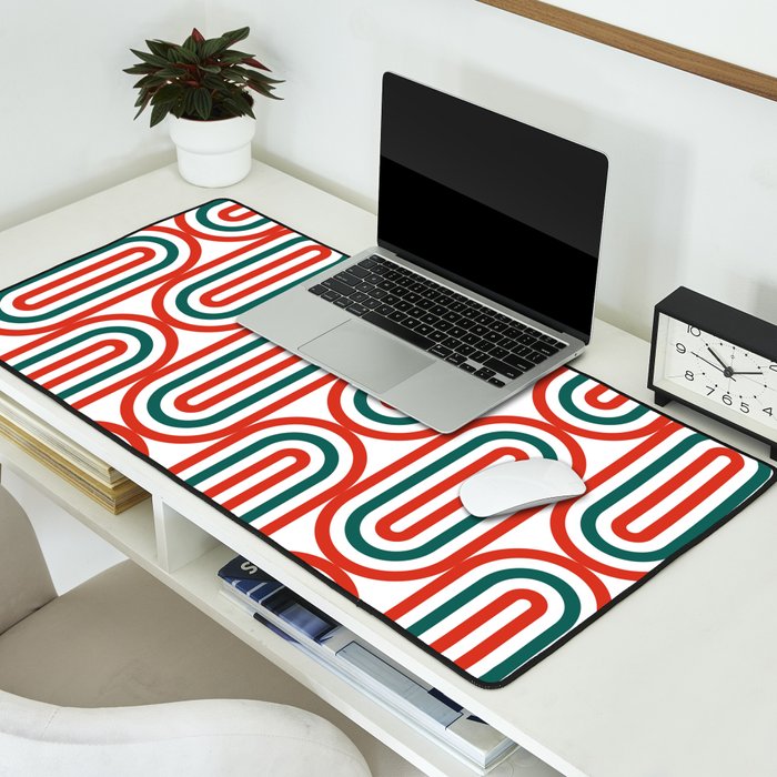 Retro Holiday 01B Desk Mat Gallery Image 2