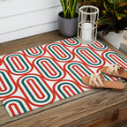 Retro Holiday 01B Outdoor Rug Gallery Image 2