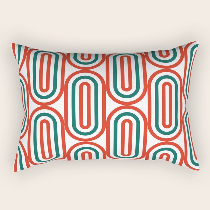 Retro Holiday 01B Rectangular Pillow Gallery Image 2
