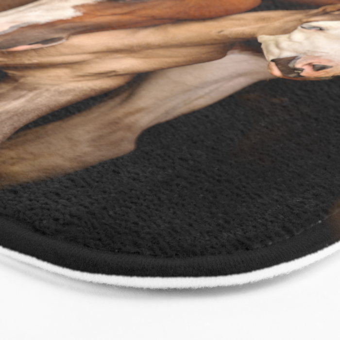 Foal and Mare hug - Equine fine art photograph Bath Mat Gallery Image 3