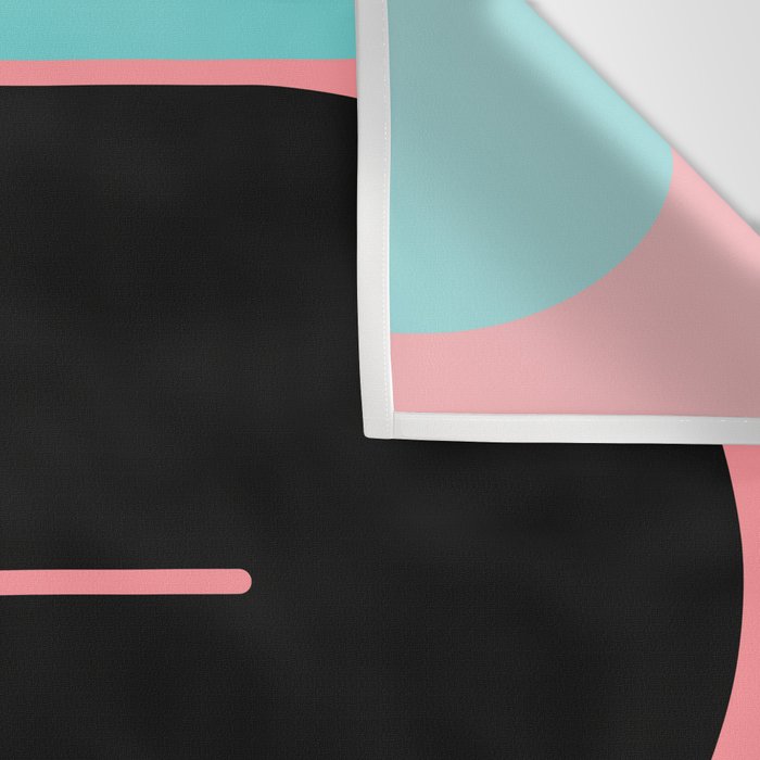 Modern geometric shapes 17 Wall Tapestry Gallery Image 3