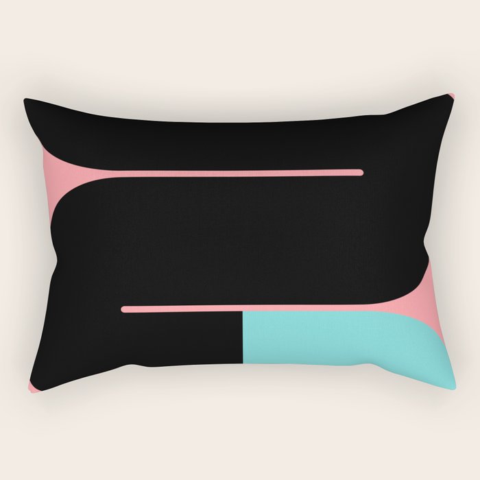 Modern geometric shapes 17 Rectangular Pillow Gallery Image 1