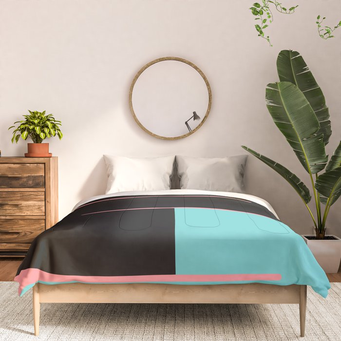 Modern geometric shapes 17 Comforter Gallery Image 3