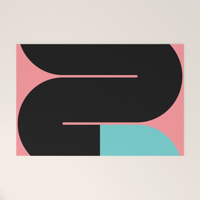 Modern geometric shapes 17 Welcome Mat Gallery Image 1