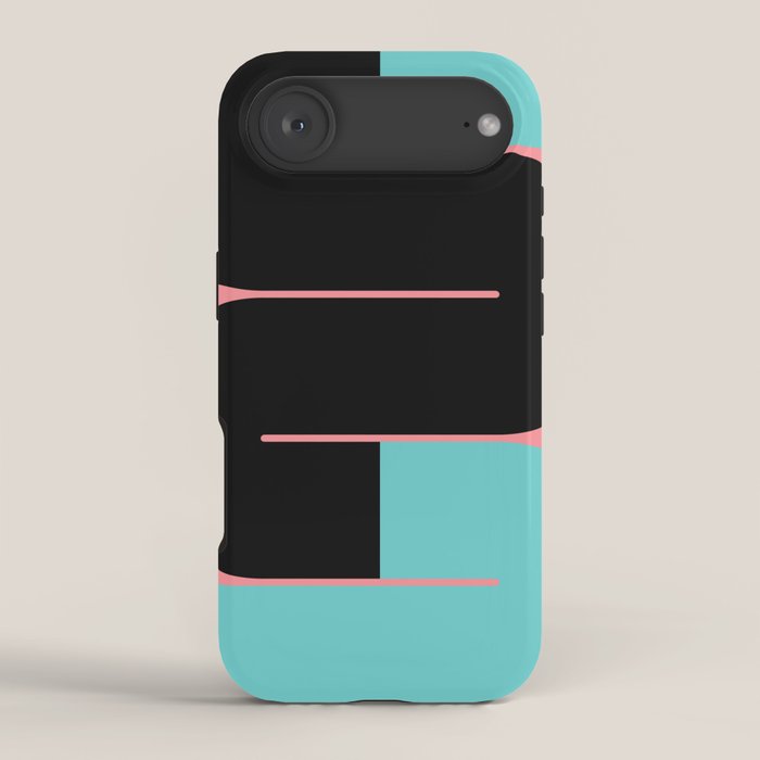Modern geometric shapes 17 iPhone Case Gallery Image 2
