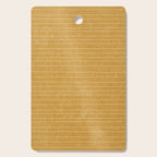 stitched stripes - mustard yellow Cutting Board Gallery Image 1