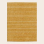 stitched stripes - mustard yellow Poster Gallery Image 4