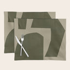 Green Paper Cut No1. Placemat Gallery Image 1