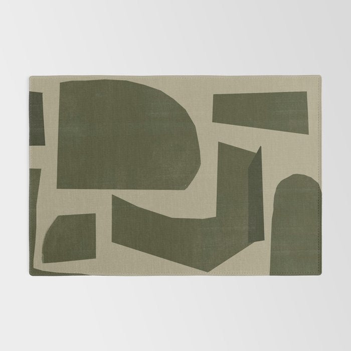 Green Paper Cut No1. Rug Gallery Image 2