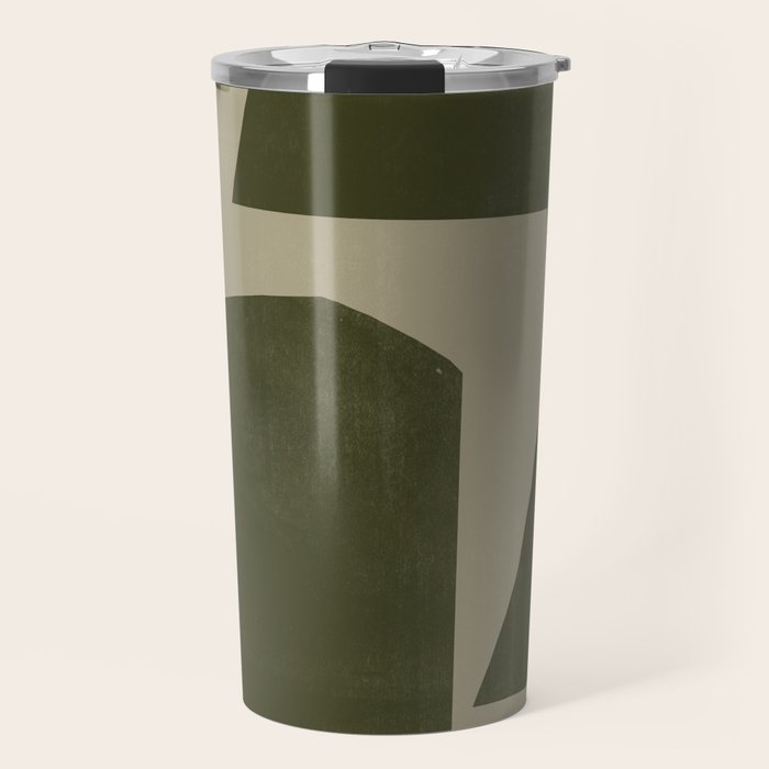 Green Paper Cut No1. Travel Mug Gallery Image 1