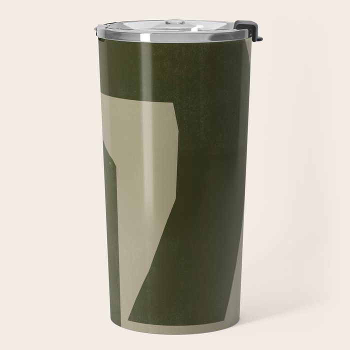 Green Paper Cut No1. Travel Mug Gallery Image 2
