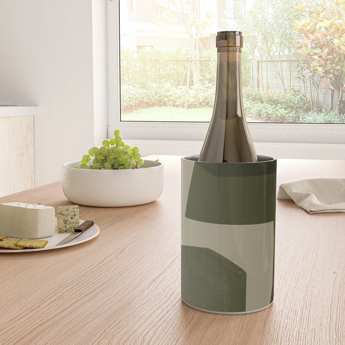 Green Paper Cut No1. Wine Chiller Gallery Image 4