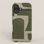 Green Paper Cut No1. iPhone Case Gallery Image 1