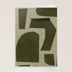 Green Paper Cut No1. Stationery Card Gallery Image 2