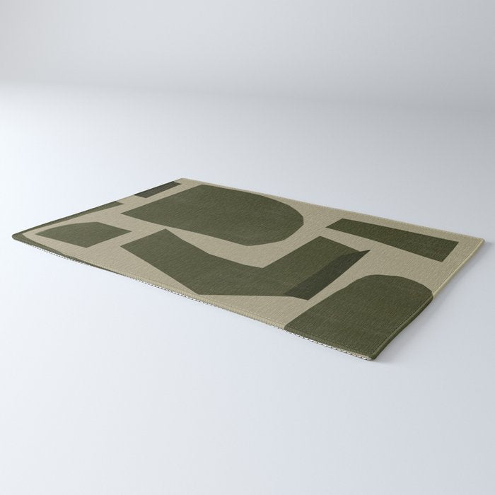Green Paper Cut No1. Rug Gallery Image 3