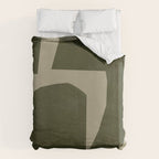 Green Paper Cut No1. Duvet Cover Gallery Image 6