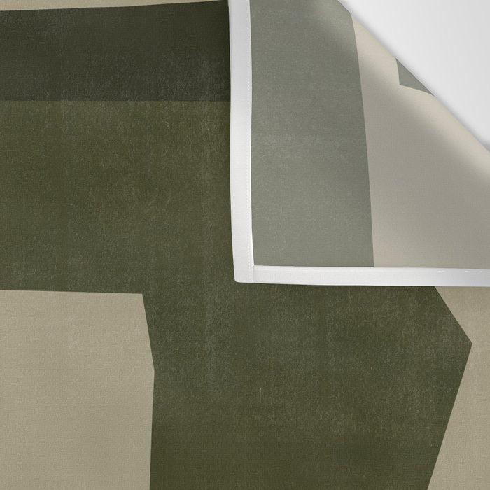 Green Paper Cut No1. Wall Tapestry Gallery Image 3