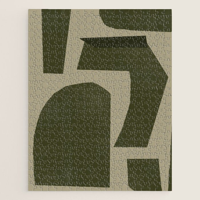 Green Paper Cut No1. Jigsaw Puzzle Gallery Image 1