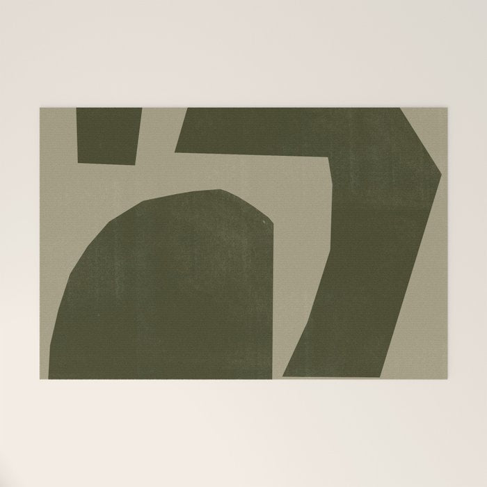 Green Paper Cut No1. Welcome Mat Gallery Image 1
