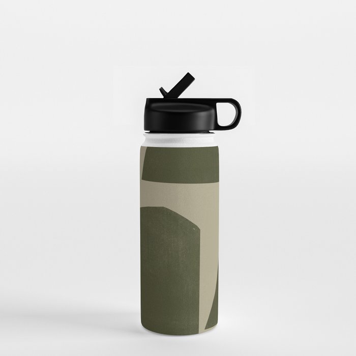 Green Paper Cut No1. Water Bottle Gallery Image 1