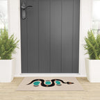 Southwestern Slither in Black Welcome Mat Gallery Image 3