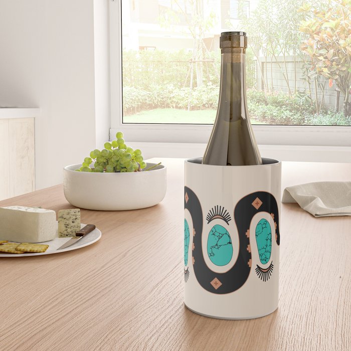 Southwestern Slither in Black Wine Chiller Gallery Image 4