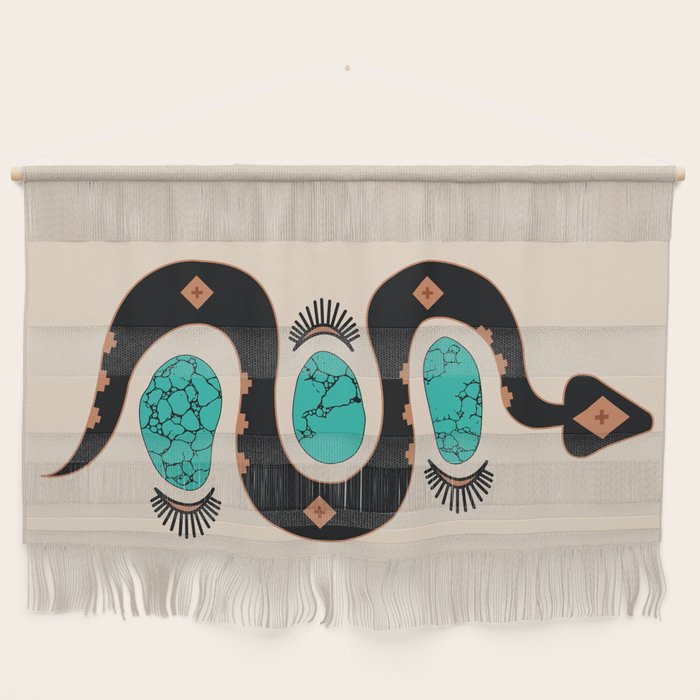 Southwestern Slither in Black Wall Hanging Gallery Image 1