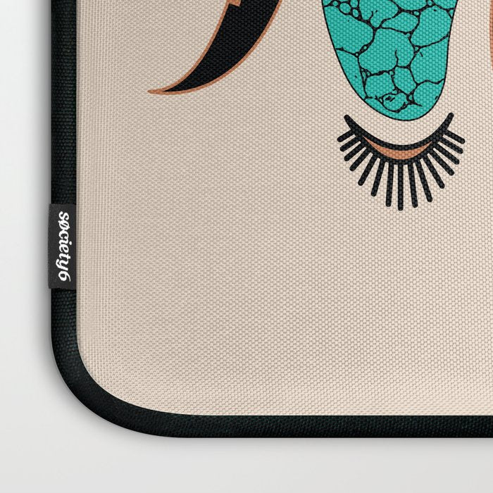 Southwestern Slither in Black Laptop Sleeve Gallery Image 3