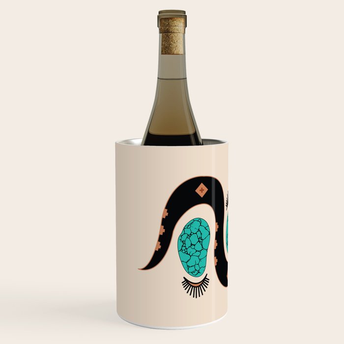 Southwestern Slither in Black Wine Chiller Gallery Image 2