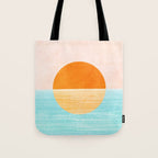 Seaside Sunset Tote Bag Gallery Image 1
