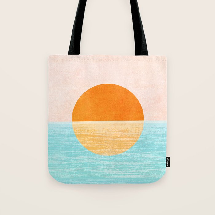 Seaside Sunset Tote Bag Gallery Image 1