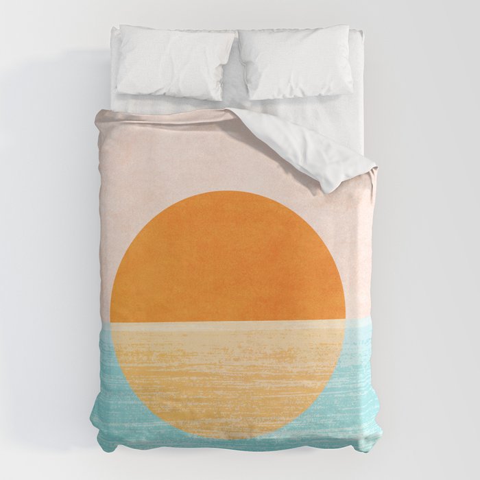 Seaside Sunset Duvet Cover Gallery Image 1