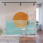 Seaside Sunset Wall Mural Gallery Image 1
