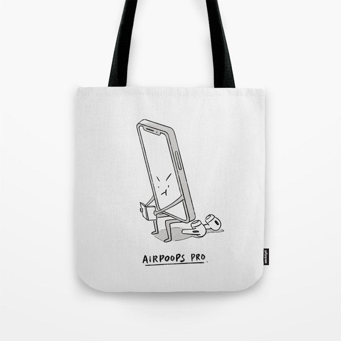 AirPoops Pro Tote Bag Gallery Image 1