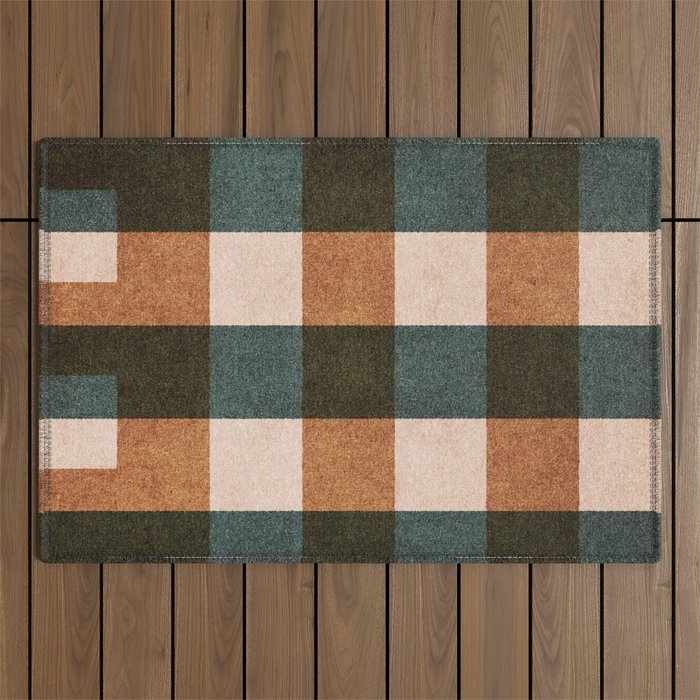 ABSTRACT ALPHABET / Decorative I Outdoor Rug Gallery Image 1