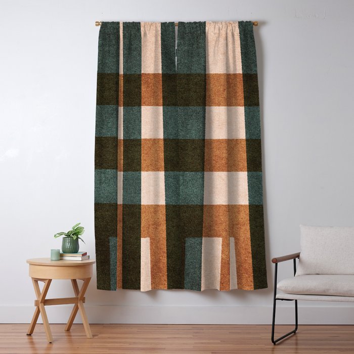 ABSTRACT ALPHABET / Decorative I Window Curtain Gallery Image 5