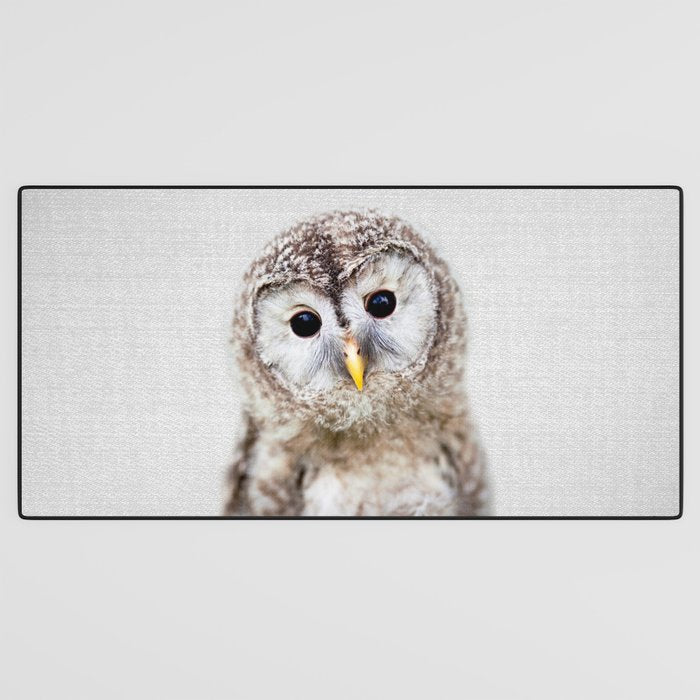 Baby Owl - Colorful Desk Mat Gallery Image 3