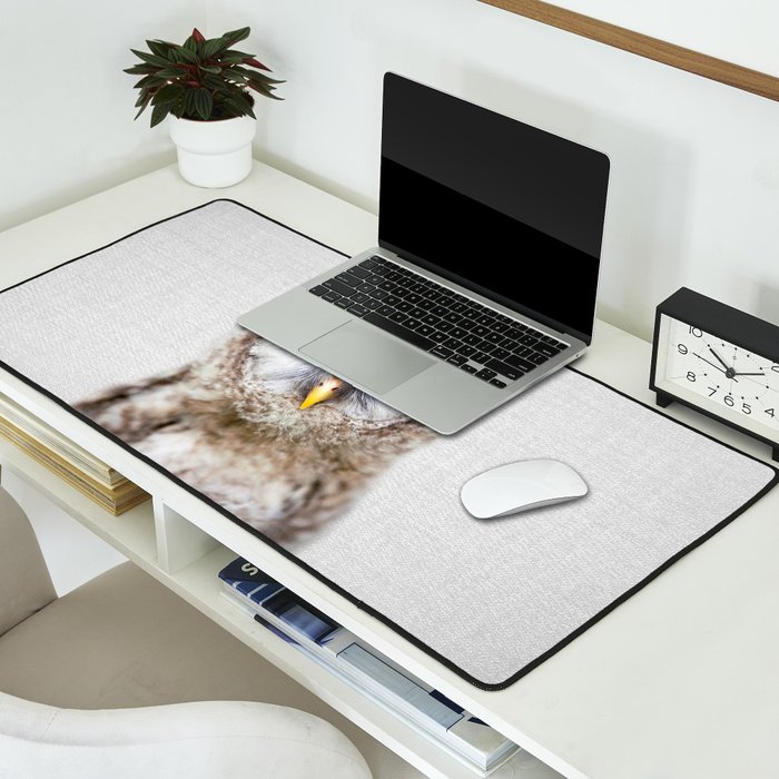 Baby Owl - Colorful Desk Mat Gallery Image 2