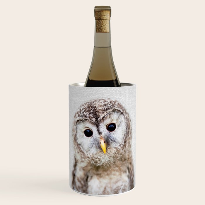 Baby Owl - Colorful Wine Chiller Gallery Image 1