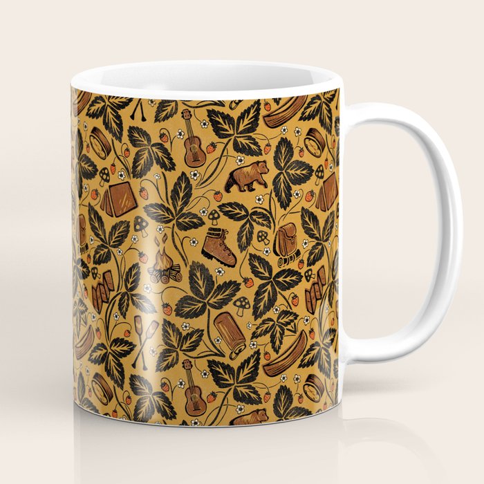 Summer Camping - Golden Coffee Mug Gallery Image 1