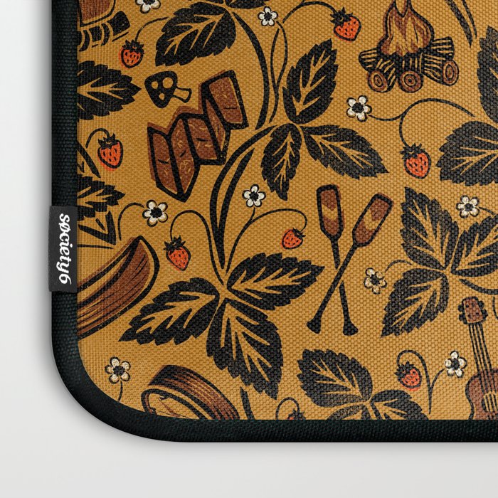 Summer Camping - Golden Laptop Sleeve Gallery Image 3