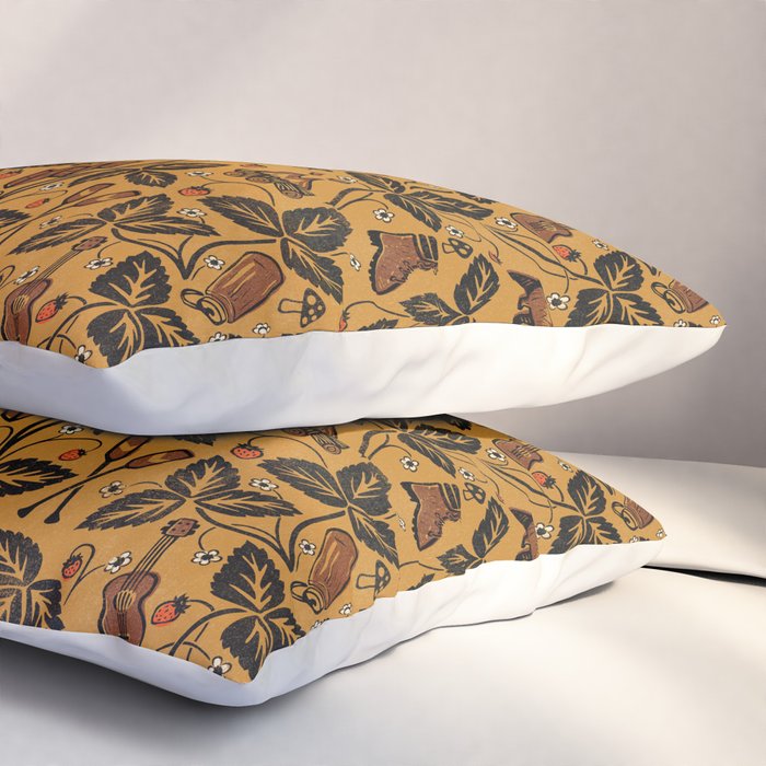 Summer Camping - Golden Pillow Sham Gallery Image 3