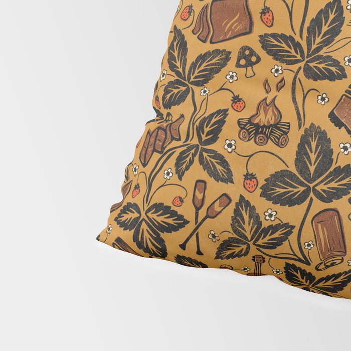Summer Camping - Golden Pillow Sham Gallery Image 4