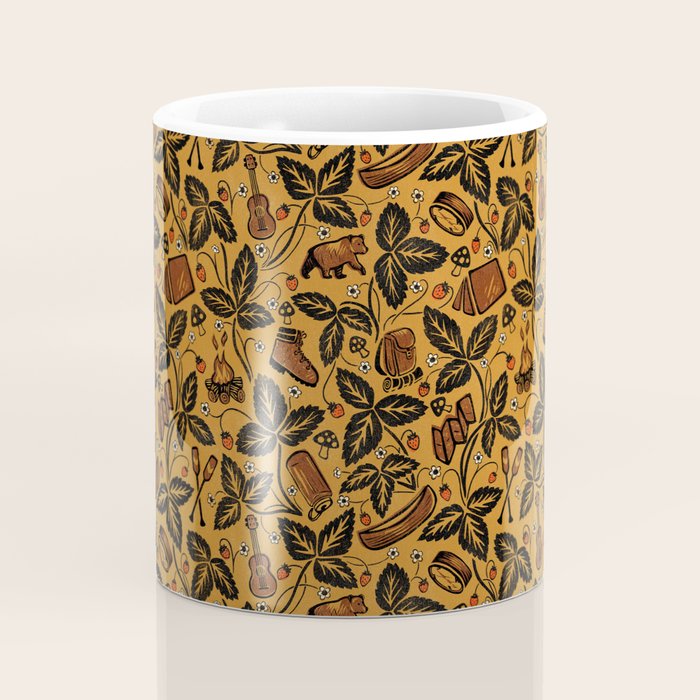 Summer Camping - Golden Coffee Mug Gallery Image 4