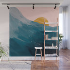 "One Wave At A Time" Wall Mural Gallery Image 1