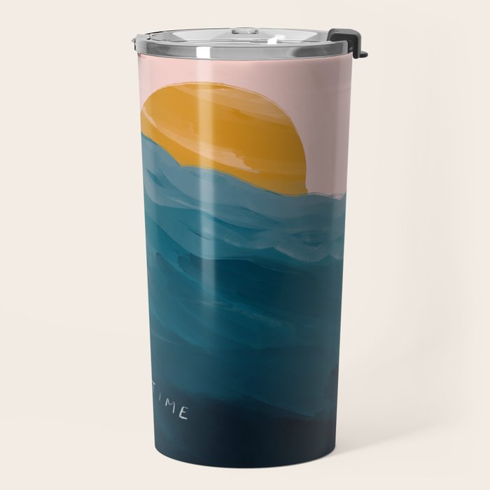 "One Wave At A Time" Travel Mug Gallery Image 2