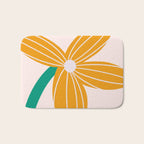 Yellow Flower Bath Mat Gallery Image 1