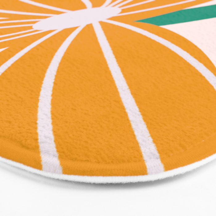 Yellow Flower Bath Mat Gallery Image 3