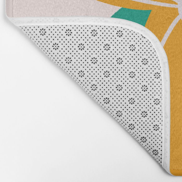 Yellow Flower Bath Mat Gallery Image 2