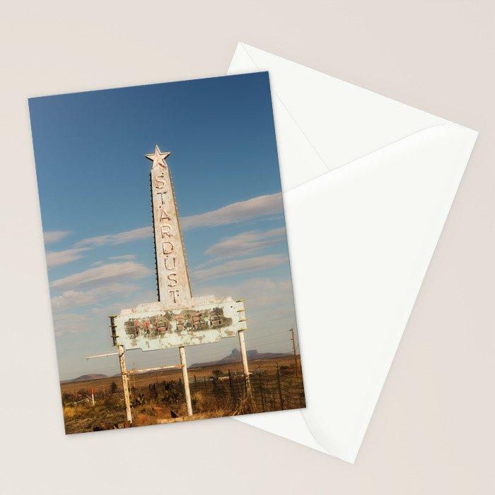 Stardust Motel - Marfa, Texas Stationery Card Gallery Image 2